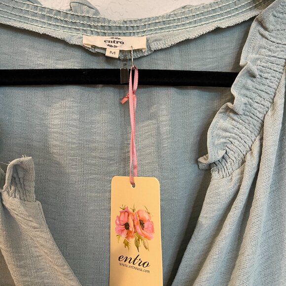 NWT Entro Long Sleeve Blouse - Picture 4 of 11
